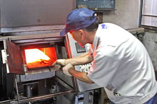 熱処理作業